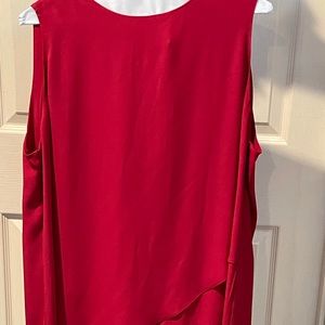 Chico’s size 2 sleeveless red top